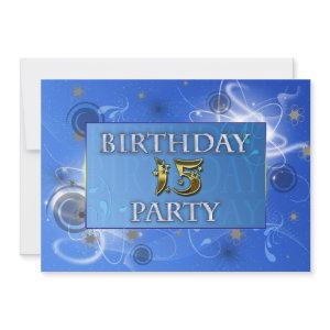 15th Abstract lights Birthday party