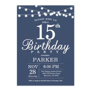 15th Birthday  Blue