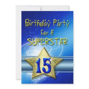 15th Birthday party  for a Superstar.