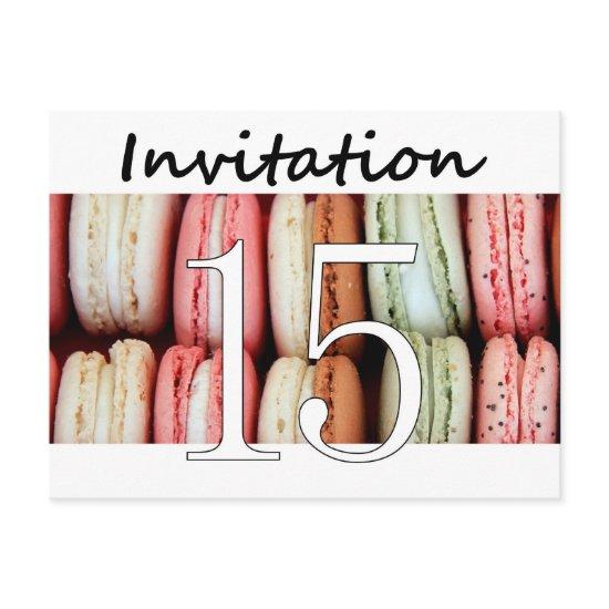 15th Birthday party  macaron