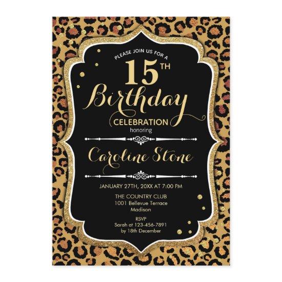 15th Birthday - Print