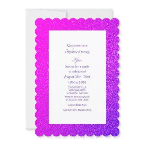 15th Birthday Quinceanera Pink Magenta Purple Cool