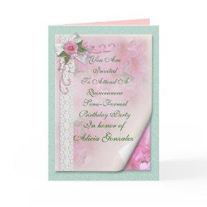 15th Quinceanera  Birthday party   rose