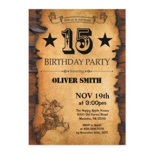 15th Western Birthday