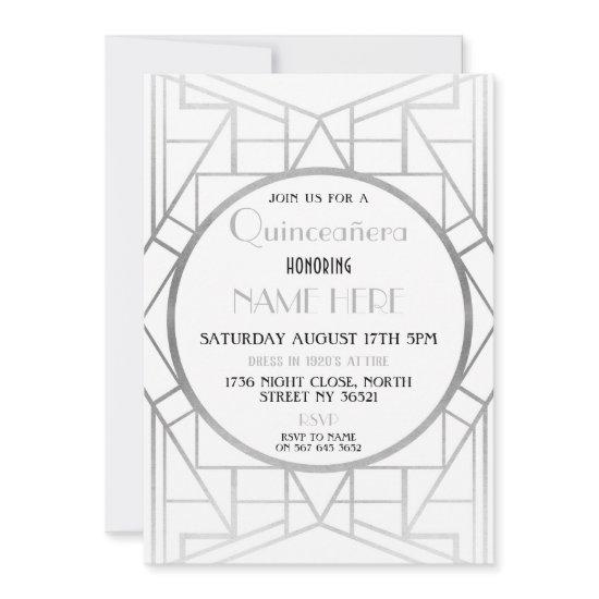 1920's Art Deco Birthday Quinceanera Gatsby Party