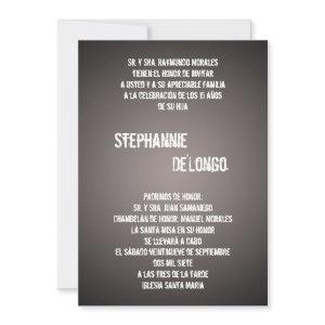 5x7 Black DJ Spin Turntable Quinceanera
