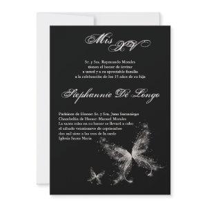 5x7 Butterfly Quinceanera Birthday