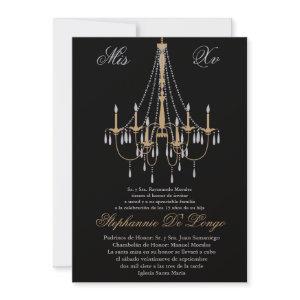 5x7 Chandelier Quinceanera Birthday