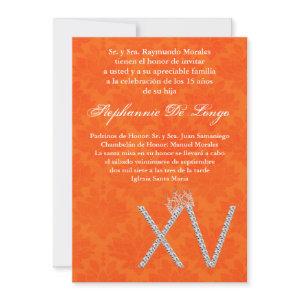 5x7 Diamond Topaz Quinceanera Birthday