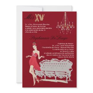 5x7 Elegant Party Quinceanera Birthday