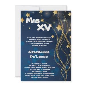 5x7 Glitz Glitter Quinceanera Birthday