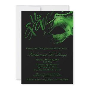 5x7 Masquerade Mask 15 Quinceanera Ball