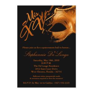 5x7 Masquerade Mask 15 Quinceanera Ball