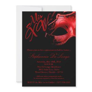 5x7 Masquerade Mask 15 Quinceanera Ball