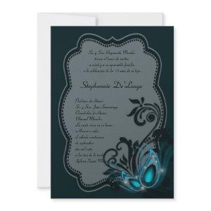 5x7 Masquerade Quinceanera Birthday