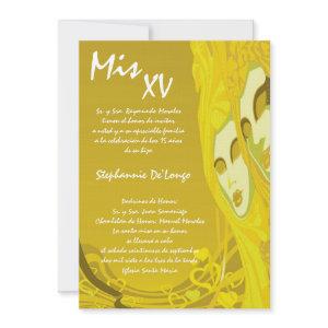 5x7 Masquerade Quinceanera Birthday
