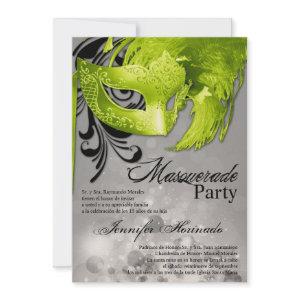 5x7 Masquerade Quinceanera Birthday