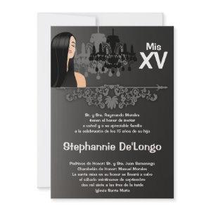 5x7 Sassy Girl Quinceanera Birthday