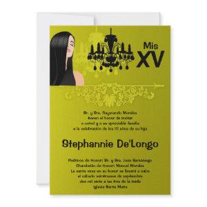5x7 Sassy Girl Quinceanera Birthday