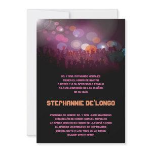 5x7 Spanish Band Quinceanera Birthday