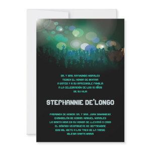 5x7 Spanish Band Quinceanera Birthday
