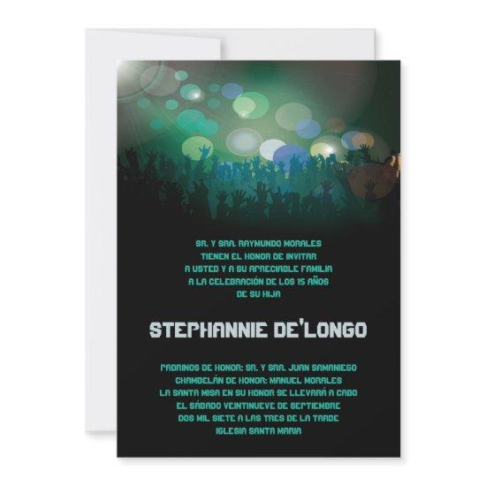 5x7 Spanish Band Quinceanera Birthday