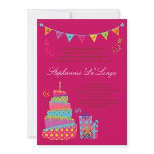 5x7 Topsey Cake Quinceanera Birthday