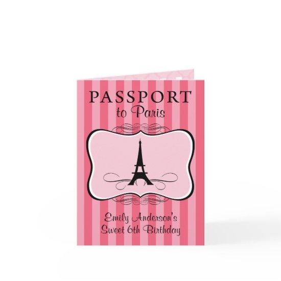 6th Birthday Passport
