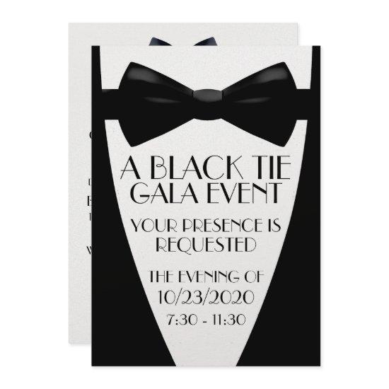A Black Tie Gala Event