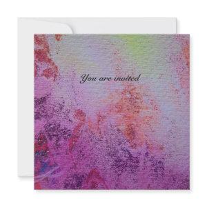 ABSTRACT GOLD SWIRLS silver ,purple red yellow