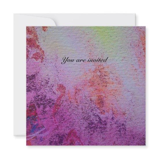 ABSTRACT GOLD SWIRLS silver ,purple red yellow
