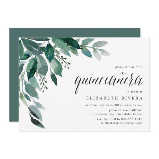Abundant Foliage | Quinceanera