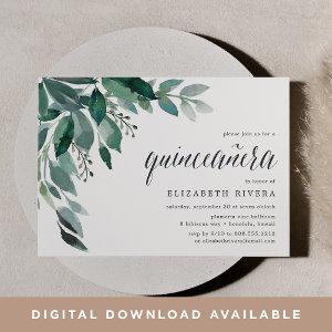 Abundant Foliage | Quinceanera