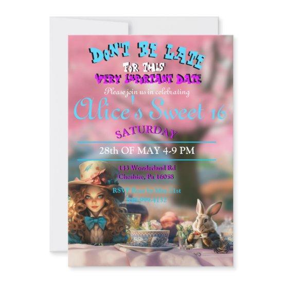 Alice In Wonderland Sweet 16