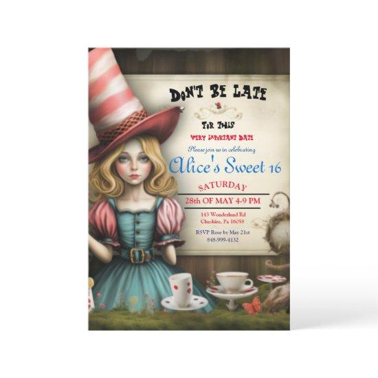 Alice In Wonderland Tea Party Sweet 16