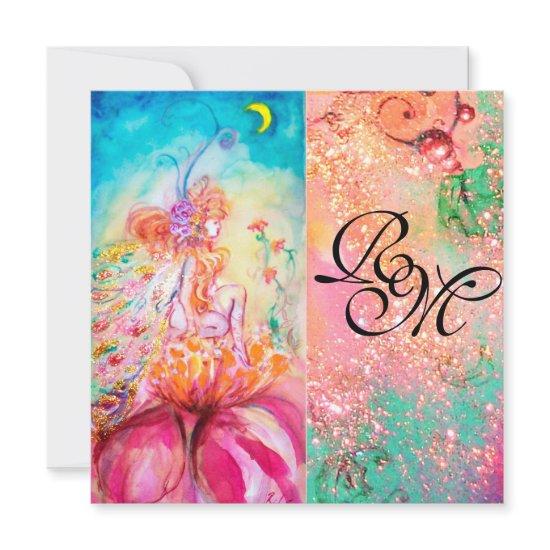ALTHEA , monogram pink blue yellow green sparkles