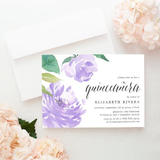 Amethyst Peony | Quinceanera