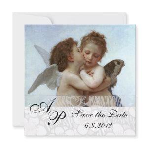 Amor and Psyche as Children Wedding Party Monogram