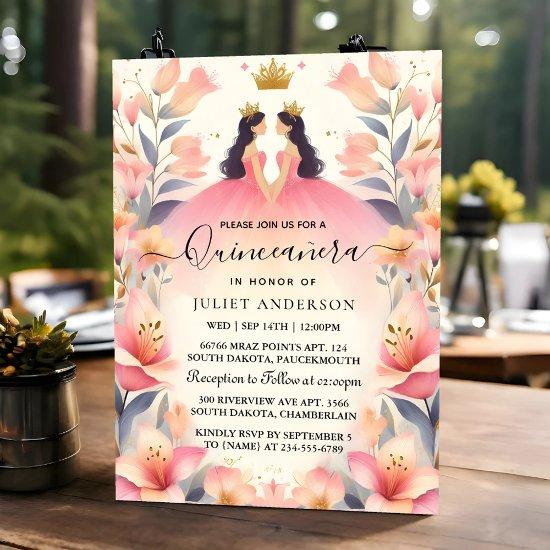 An Fun Joy Lily Twin Dual Joint Double Quinceanera