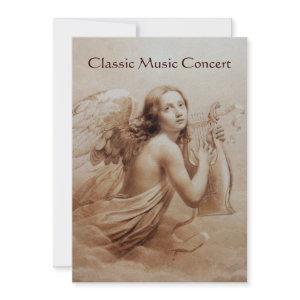 ANGEL PLAYING LYRA OVER THE CLOUDS,champagne