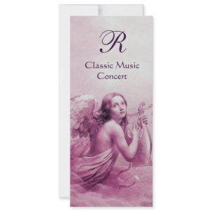 ANGEL PLAYING LYRA OVER THE CLOUDS,Monogram