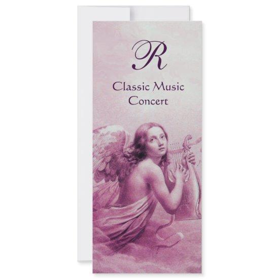 ANGEL PLAYING LYRA OVER THE CLOUDS,Monogram