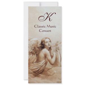 ANGEL PLAYING LYRA OVER THE CLOUDS,Monogram