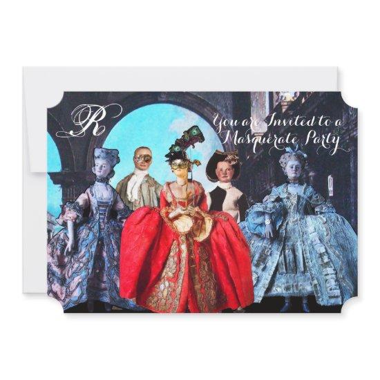 ANTIQUE ITALIAN PUPPETS MASQUERADE COSTUME PARTY