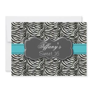 aqua trendy Sweet Sixteen party