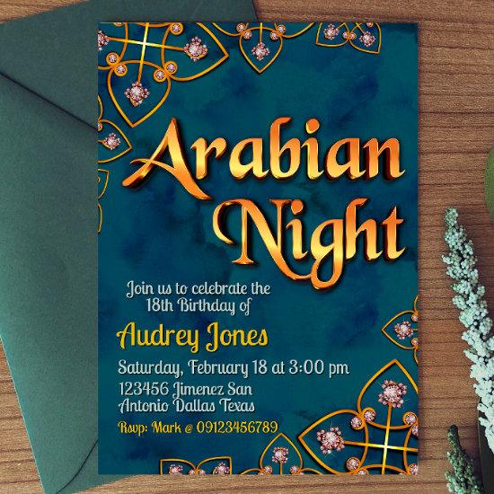 Arabian Night - Turquoise