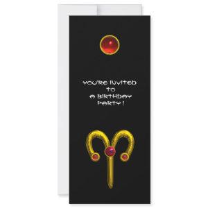 ARIES RUBY ,  bright yellow black red