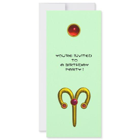 ARIES RUBY ,  bright yellow green  red