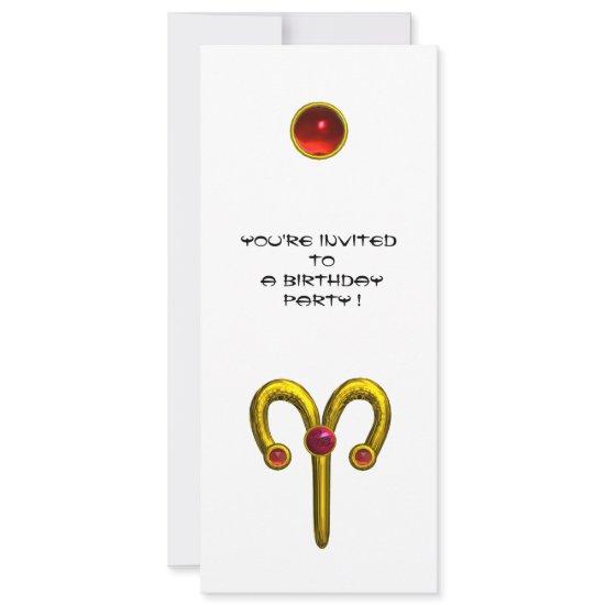 ARIES RUBY ,  bright yellow white red