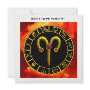 ARIES RUBY circle ,bright yellow red orange ice